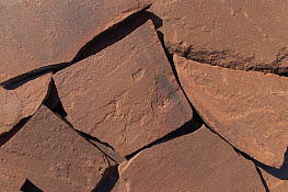 камень плитняк толщ. 1,5-4 мм красный